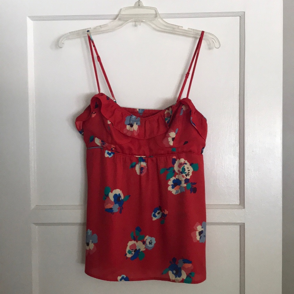 American Eagle Outfitters Red Top Size M